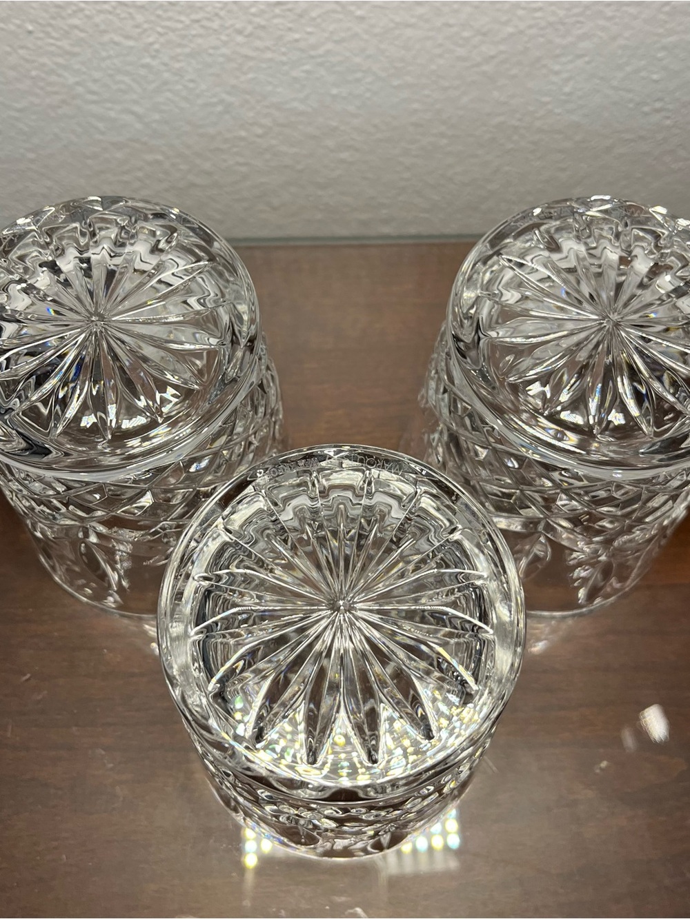 SET OF 3 Marquis by Waterford Markham Double Old Fashion Crystal Glasses NEW - Picture 9 of 15